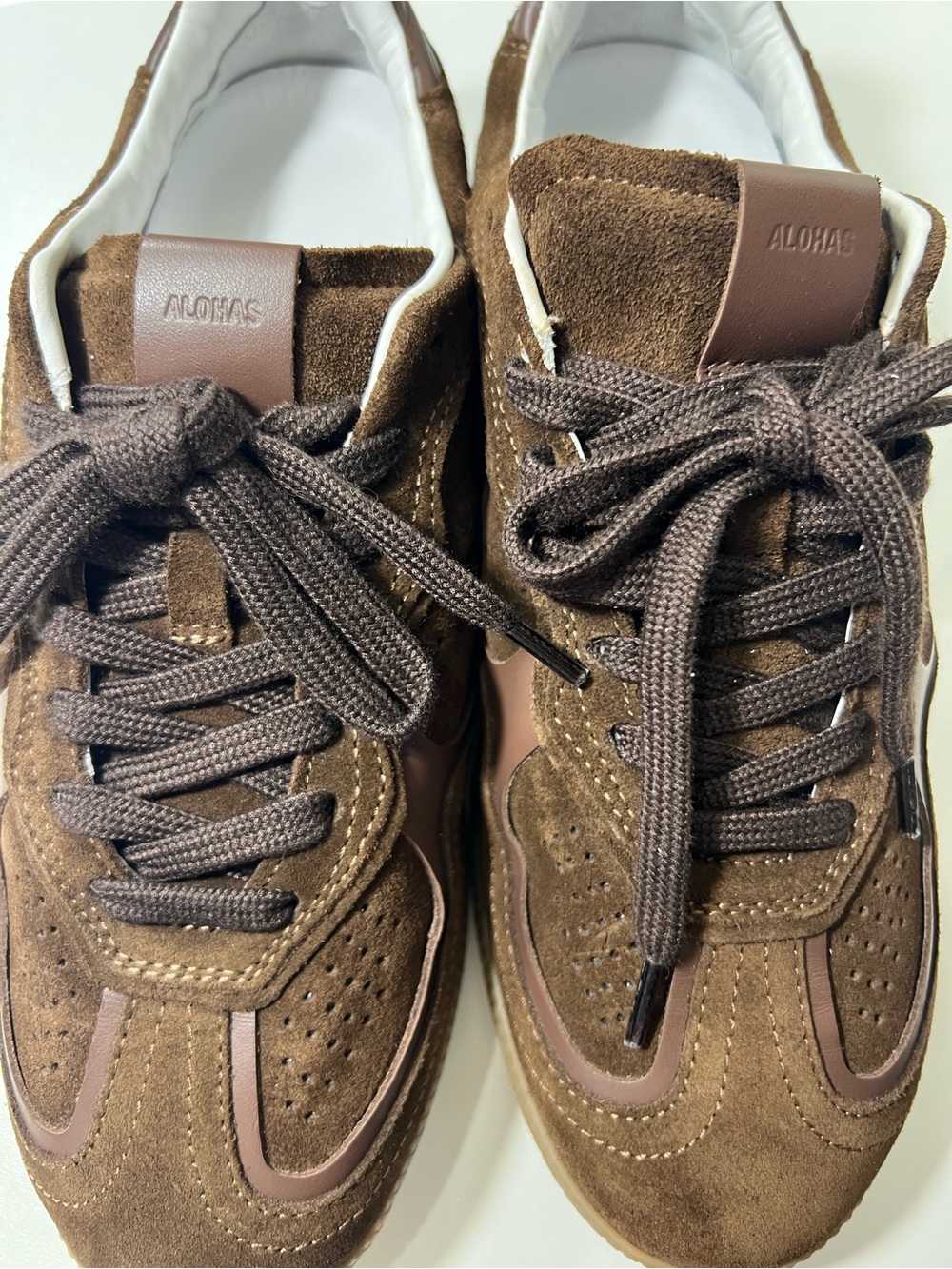 NWOT alohas 490 Rife Chocolate Brown women’s Sneakers size 9 - Picture 8 of 11